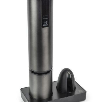 ELIS TOUCH - Electrical corkscrew rechargeable + foil cutter 27cm, carbone